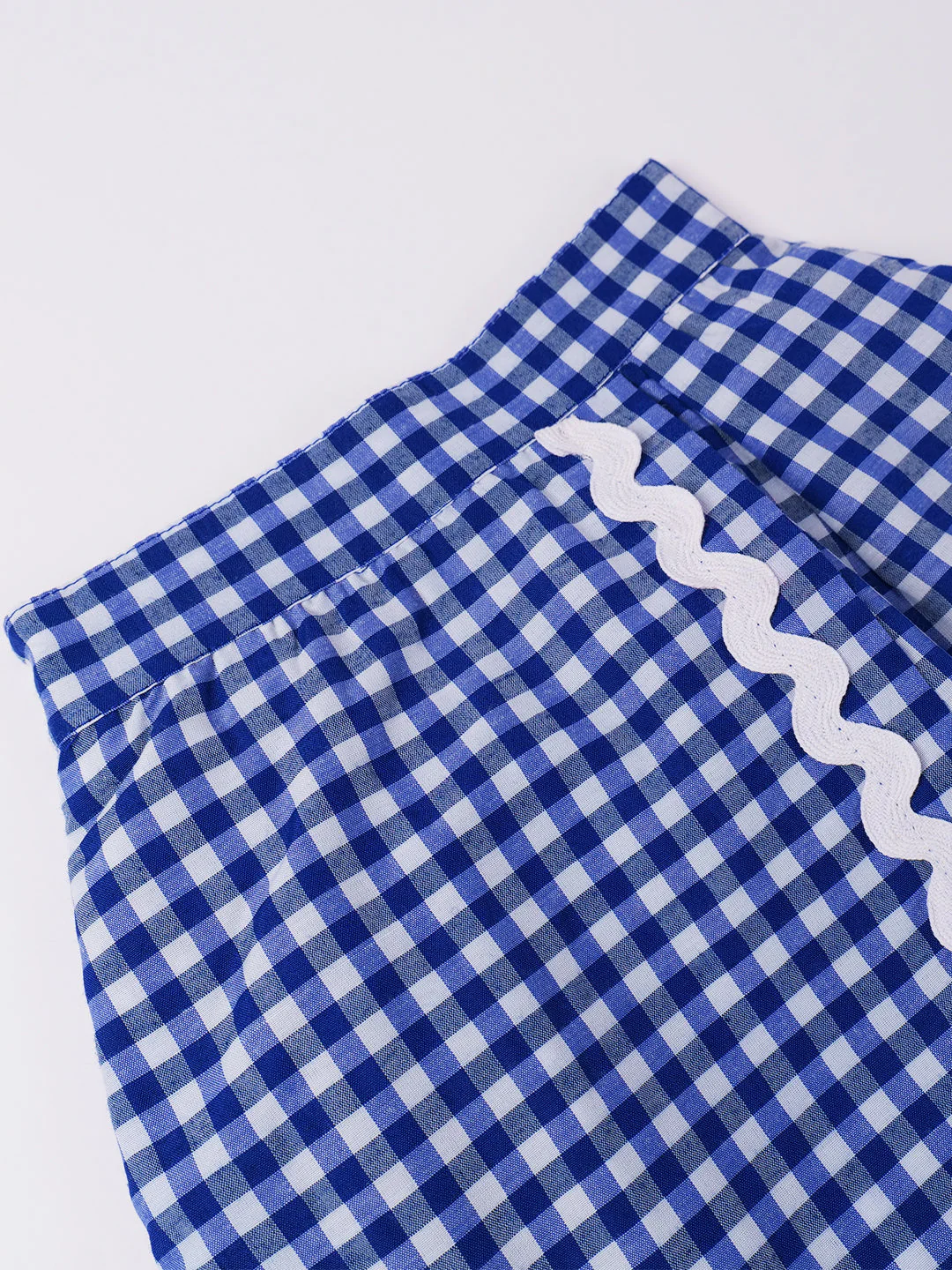 2-Piece Blue Cotton Top & Skirt Set (SK25008807) - Image 6