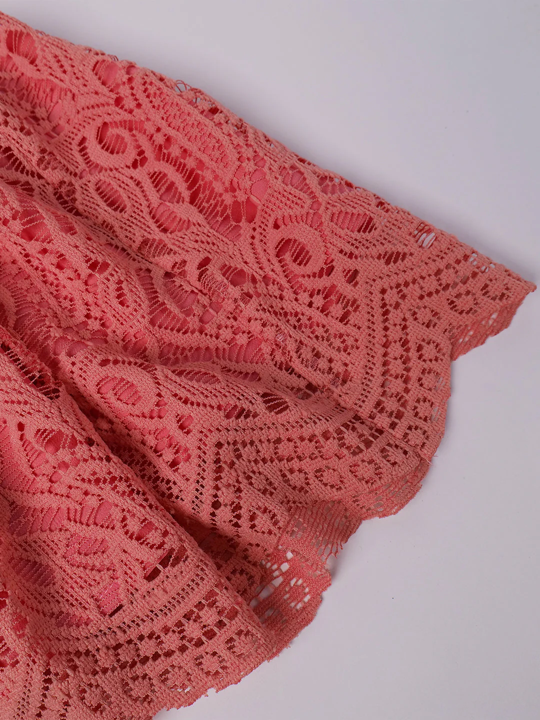 2-Piece Cream Crosia Top & Skirt Set (Sk25009708) - Image 6