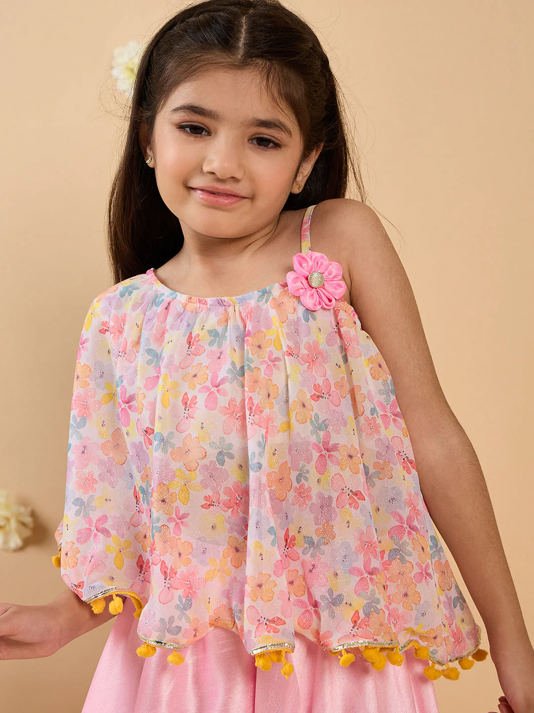 2-Piece Georgette Top & Palazzo Set (IW25005803) - Image 5