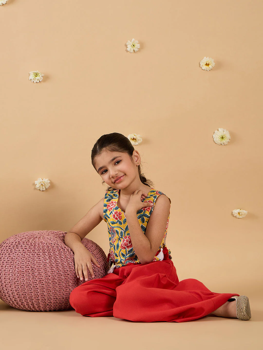 2-Piece Red Top & Palazzo Set (IW25007705) - Image 7