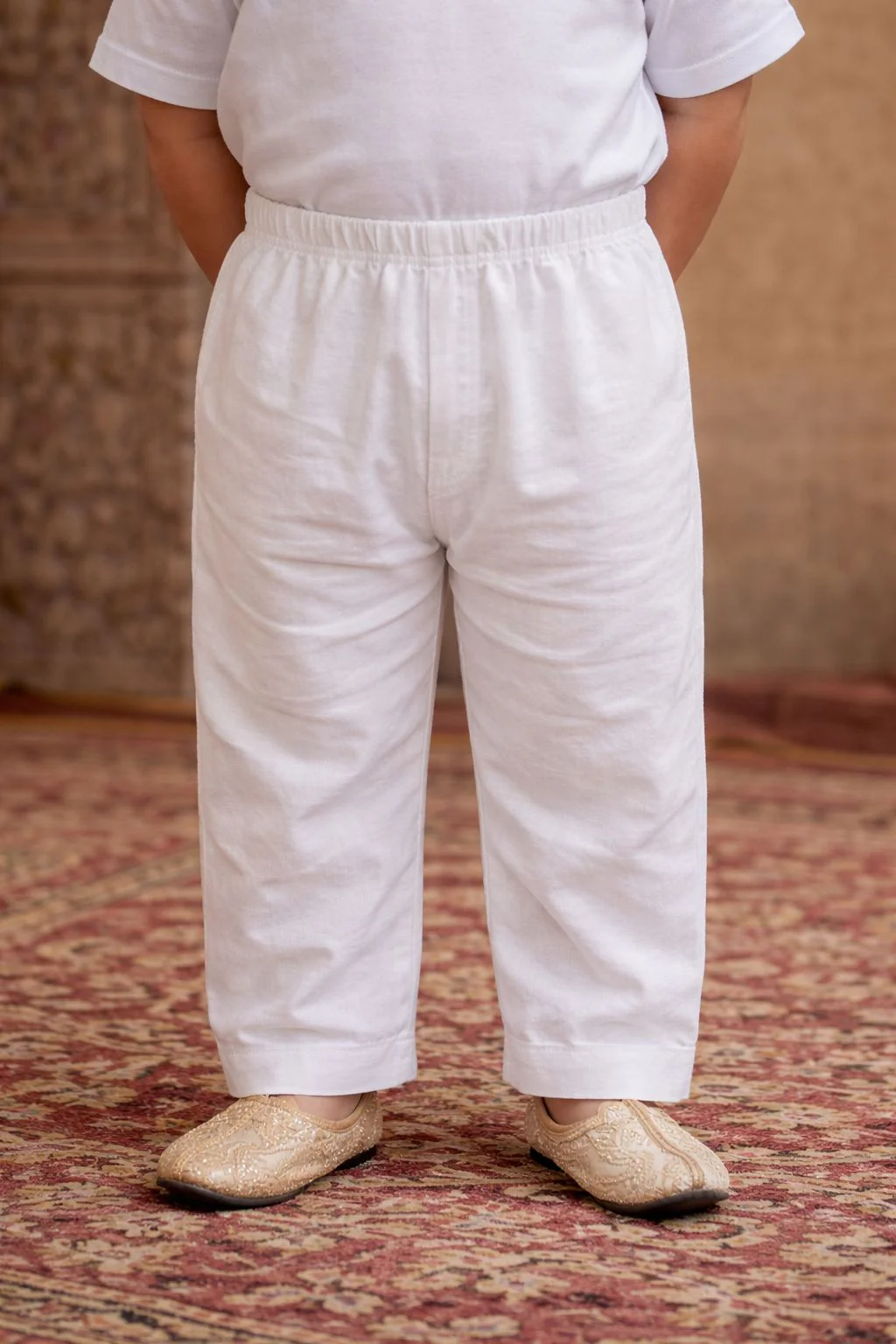 Pspeaches Baby Boy Printed Kurta Pajama Set (inb-yellowmoustache) - Image 5