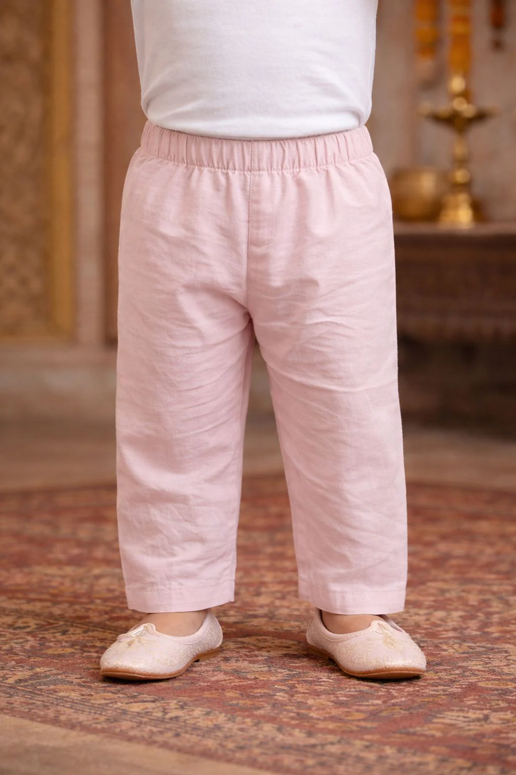 Pspeaches Baby Boy Stripe Kurta Pajama Set (inb-lurexstripes) - Image 5