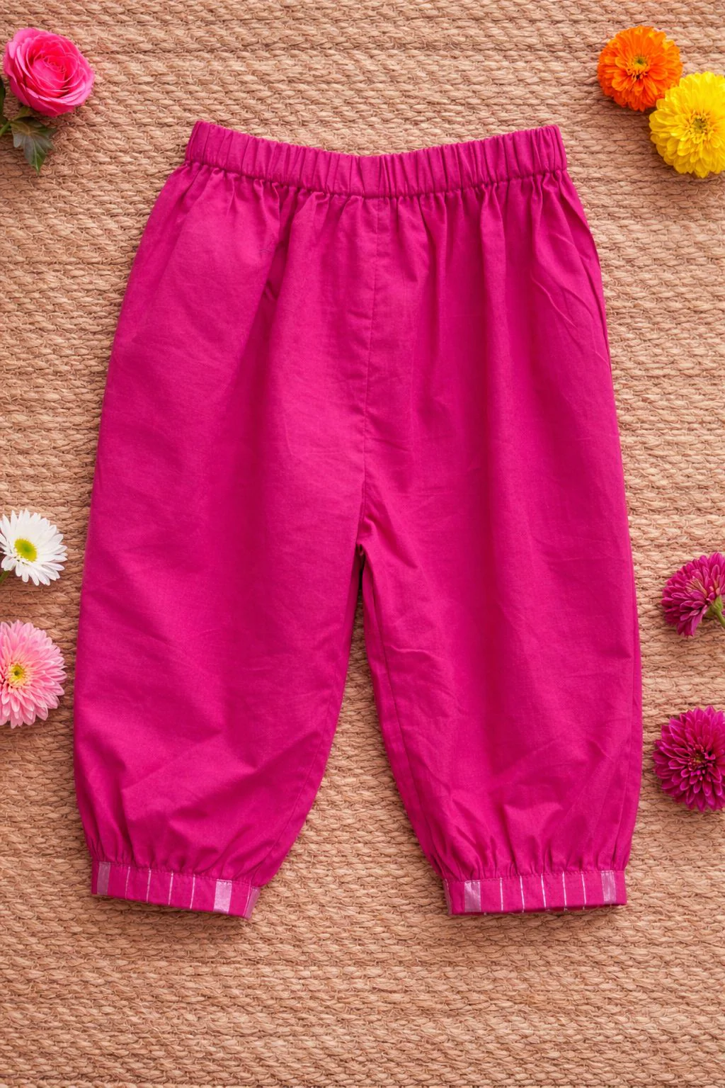 Pspeaches Baby Girl Printed Kurta Pajama with Dupatta Set (ing-majentalurex) - Image 5