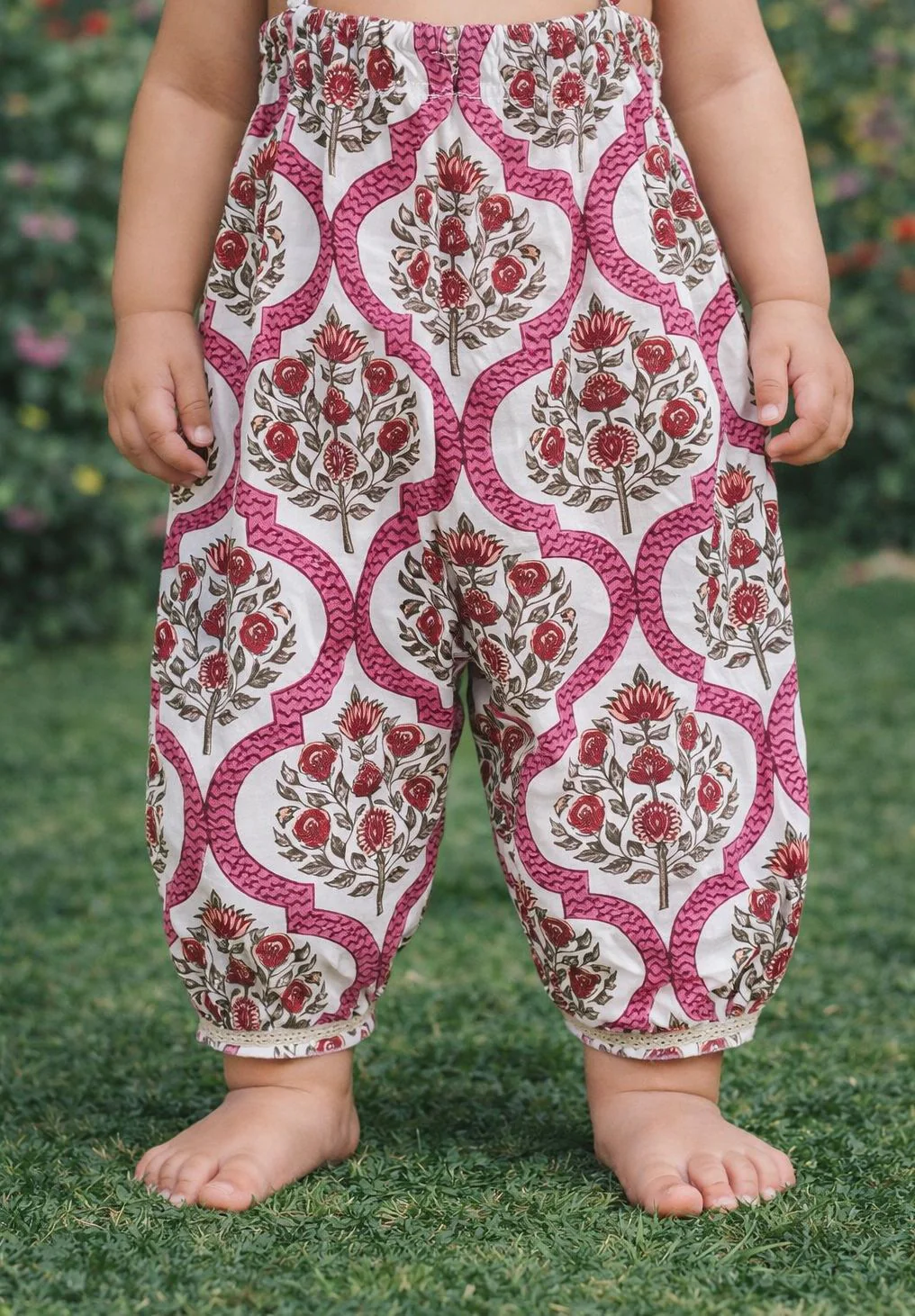 Pspeaches Baby Girls Floral Kurta Set with Dupatta (ing-whitebooti) - Image 5